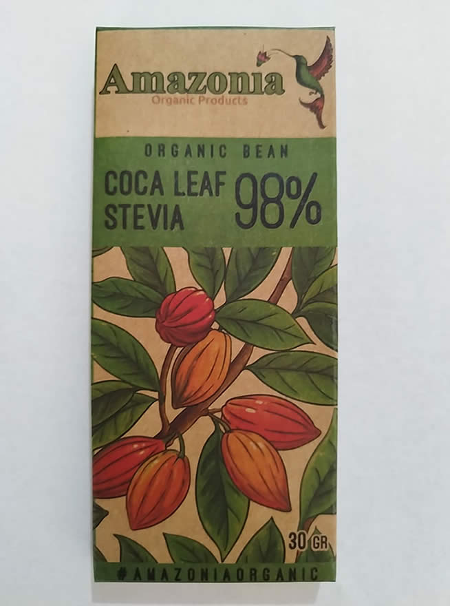 chocolate dark al 98% con coca y stevia chocolate dark al 98% con coca y stevia