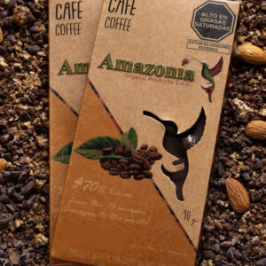 chocolate bitter al 70% con café