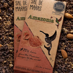 chocolate bitter al 70% con sal de maras